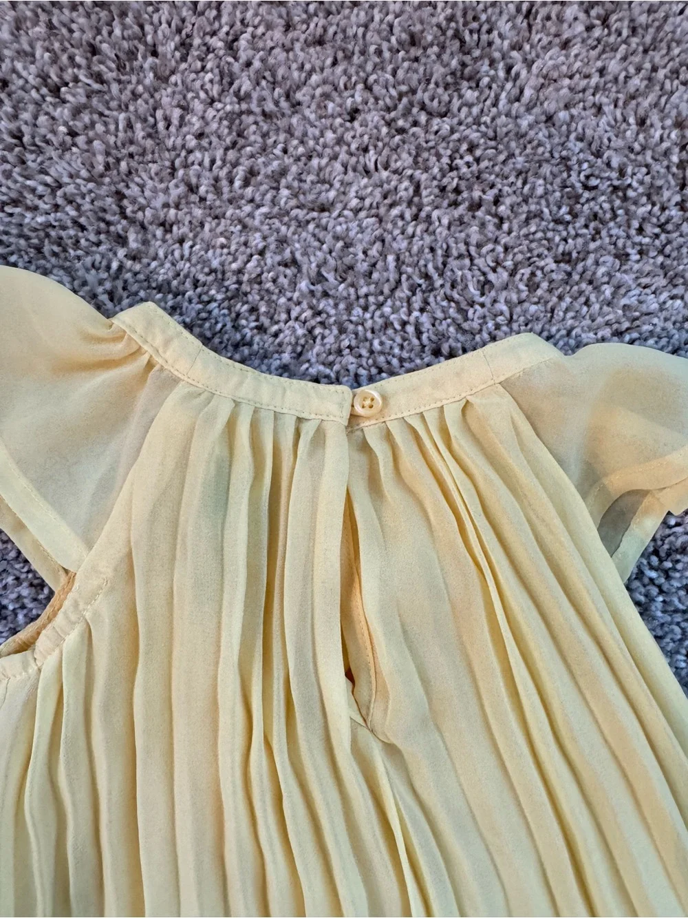 Baby Girl Outfit Bundle Lemon Tutu Baby Outfit Yellow Pleated Dress 0-3 Months